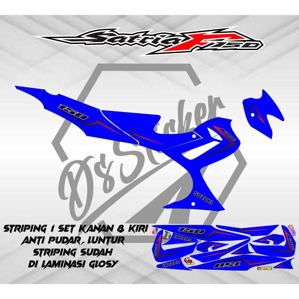 STRIPING SATRIA FU BARONG/CBU VARIASI SIMPEL