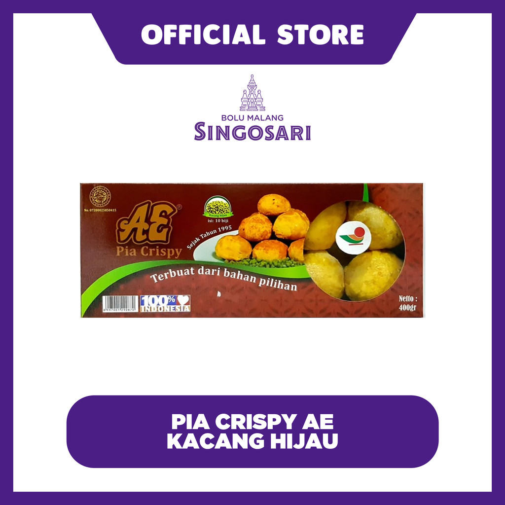 

Pia Crispy Ae Kacang Hijau