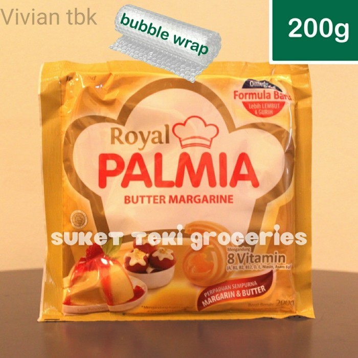 

vv royal palmia butter margarine 200gr Sachet SATUAN