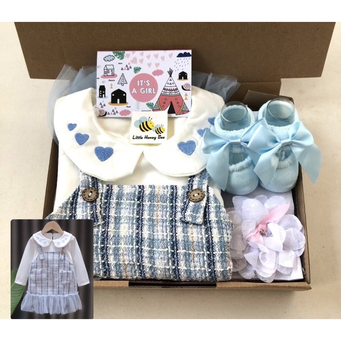

HAMPERS BABY GIRL / KADO BAYI / HADIAH BAYI / KADO BAYI CEWEK - Blue set