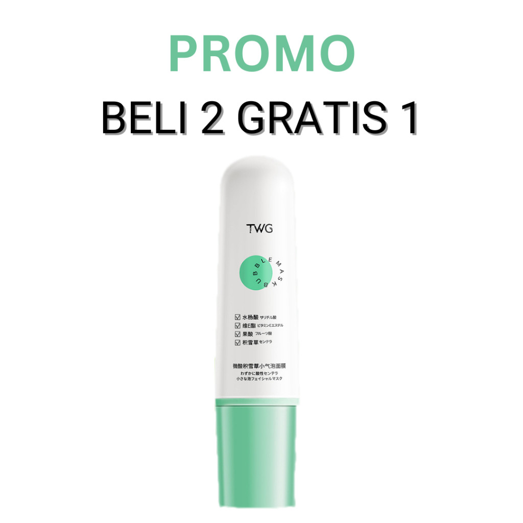 VT - Bubble Mask Pembersih Wajah Penghilang Komedo TWG