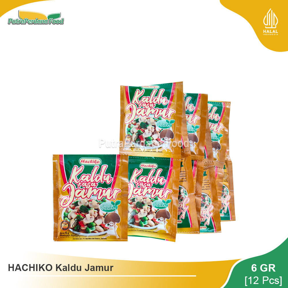 

HACHIKO Kaldu Jamur Sachet 6gr (12 Pcs)