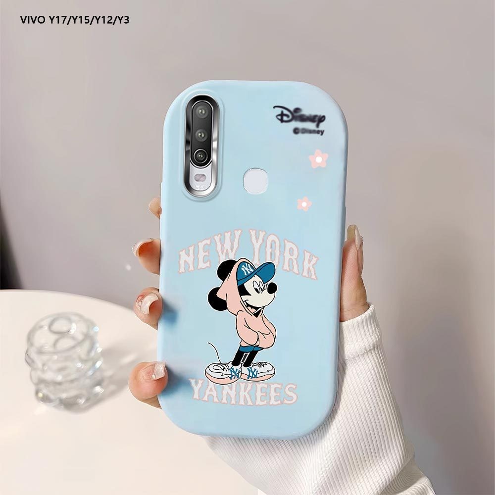 Softcase Untuk Vivo Y15S Y15A Y15C Y17 Y15 Y12 Y19 Y91 Y01 Y02 Y03 Y18 Y18i Y18e Cartoon Mickey Mous