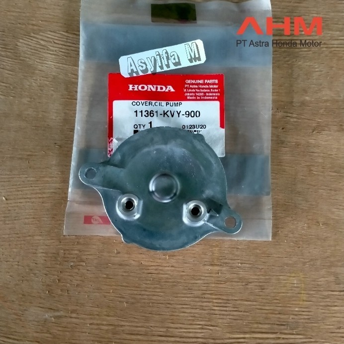 Cover tutup pompa oli beat Scoopy spacy karbu fi non esp ORI AHM