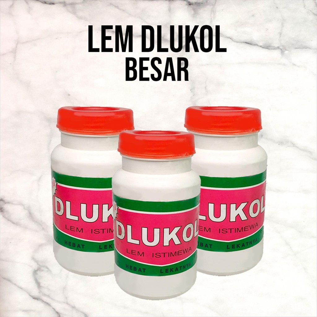 

1pc Lem colek DLUKOL BESAR / lem kertas / lem serbaguna / lem DLUKOL