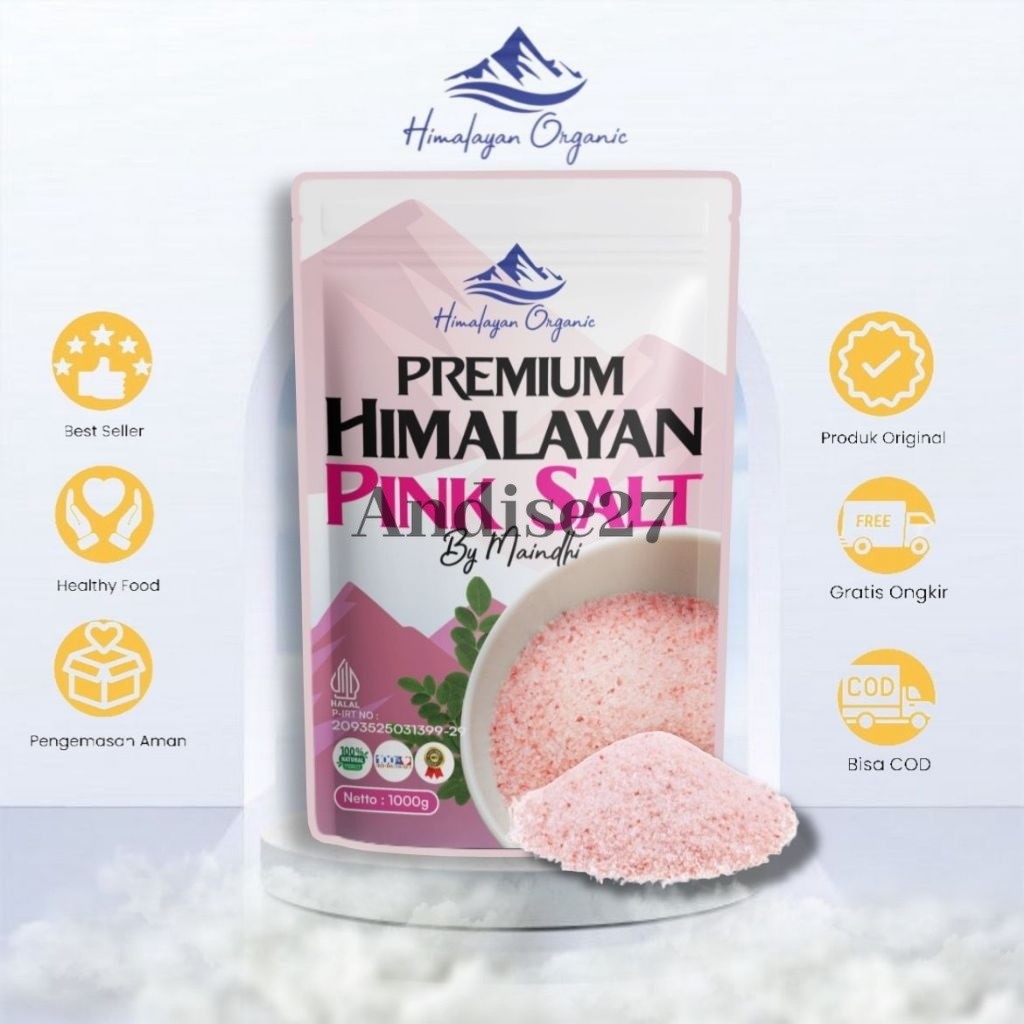 

Garam Himalaya Premium | Natural Himalaya Pink Salt | Rock Salt 250gr ABS
