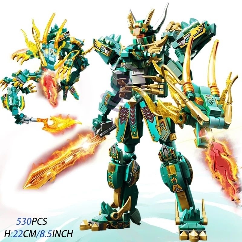 Sembo block Robot Holly ARMOR Green Dragon  103331