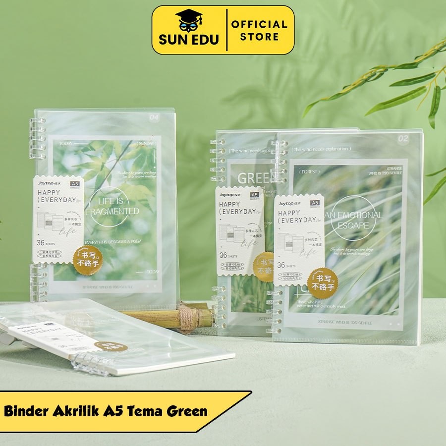 

Binder Notebook B5 Akrilik/ Buku Catatan Harian