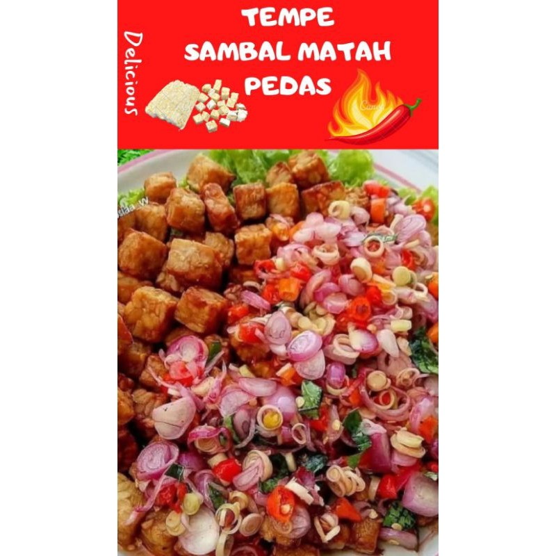 

MAKAN MENU RUMAHAN "TEMPE MATAH" (PORSI FAMILY 2-3x MAKAN)