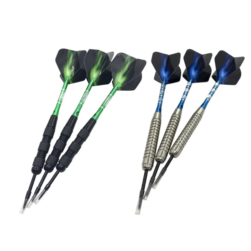 77HC 3Pcs Steel Tip Darts 22g Metal Darts Set with Darts Flight Aluminum Shafts Sets