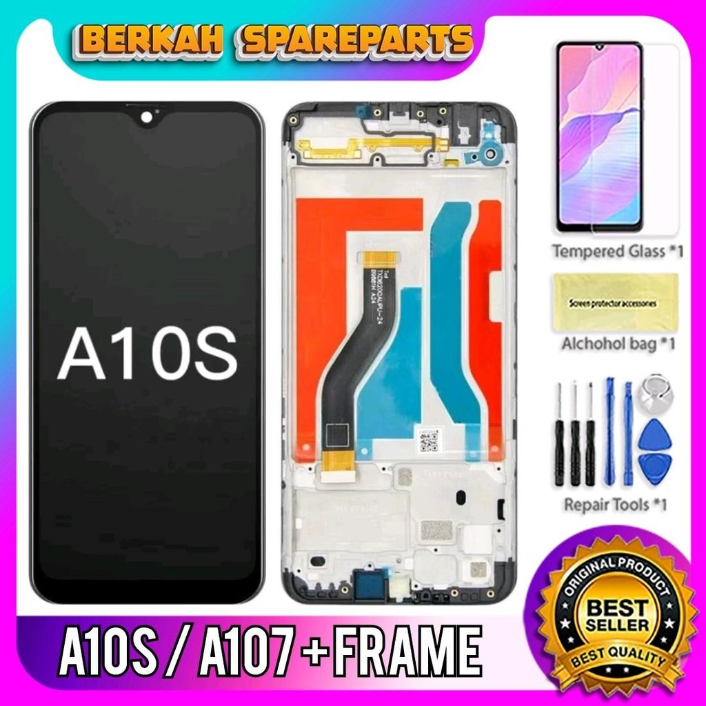 LCD SAM A10S / A107 FULSET FRAME OLED2