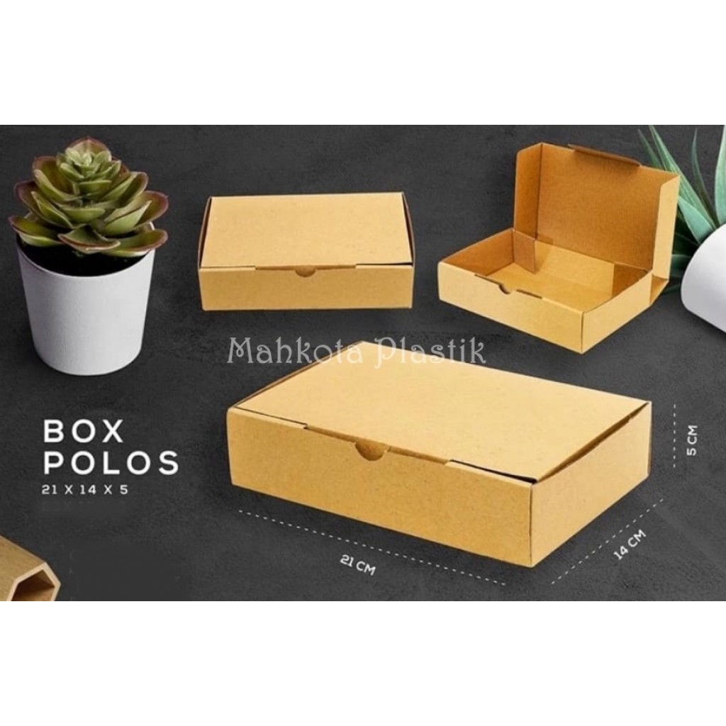 

Dus Box Polos Eflute Serbaguna Martabak Manis 21x14x5 isi 10pcs