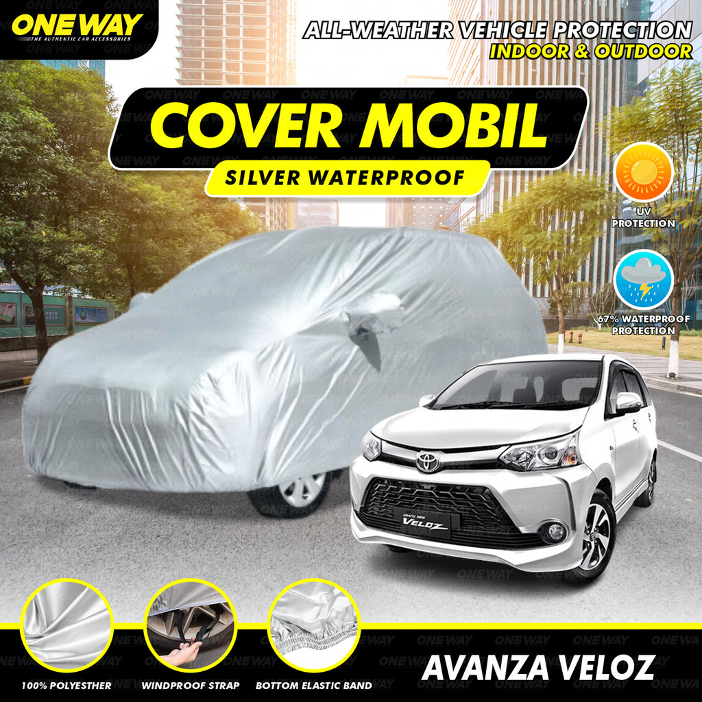NEW Body Cover Sarung Mobil Toyota AVANZA XENIA VELOZ 2022 Waterproof Polyester [terbaik][terlaris]