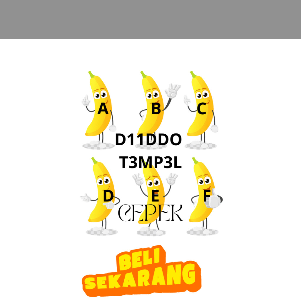 

Promo PISANG MAS