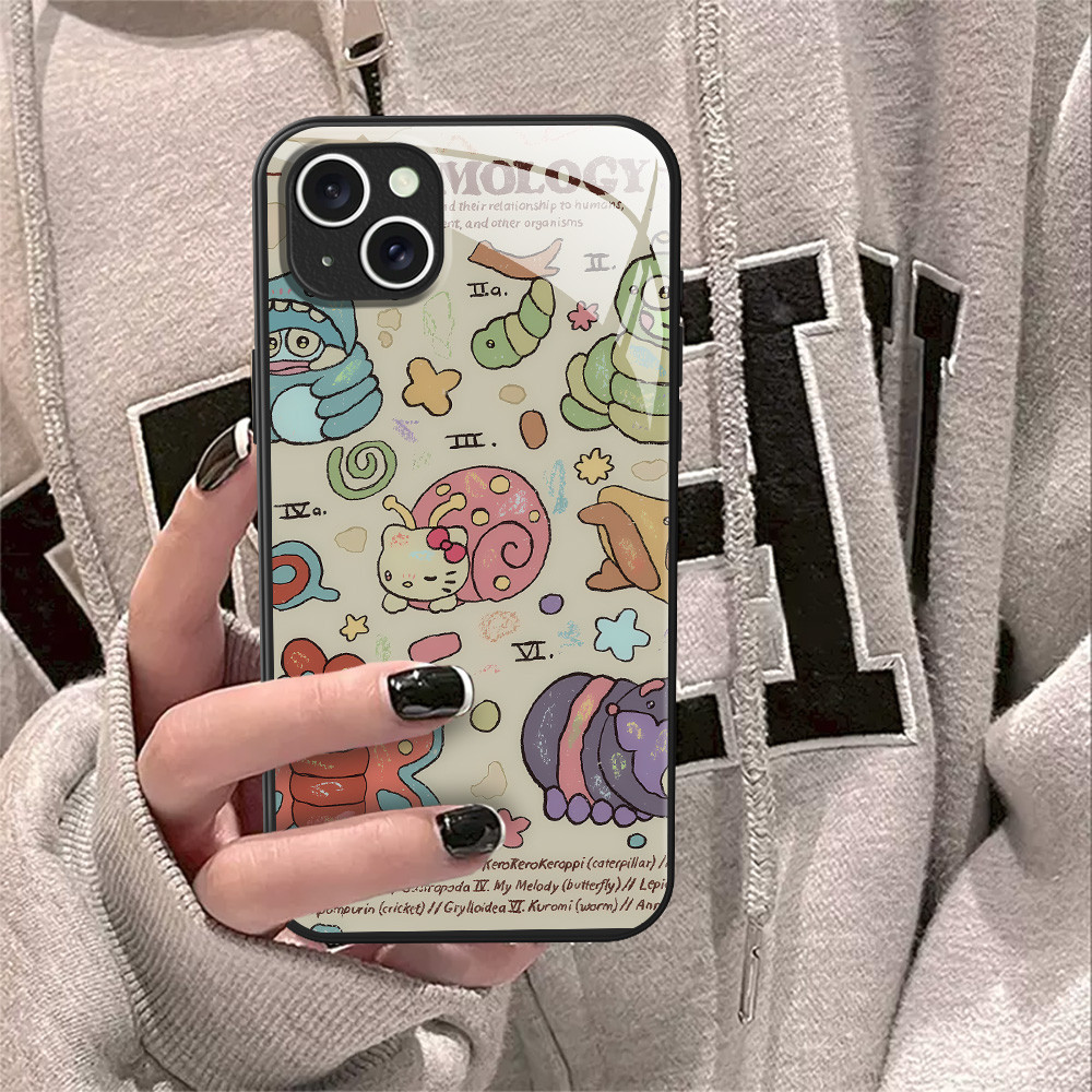 sjsjLabubu Sunglasses Softcase Casing Case HP Lucu iphone XS XS Max XR 11 Pro Max 12 Pro Max 13 Pro 