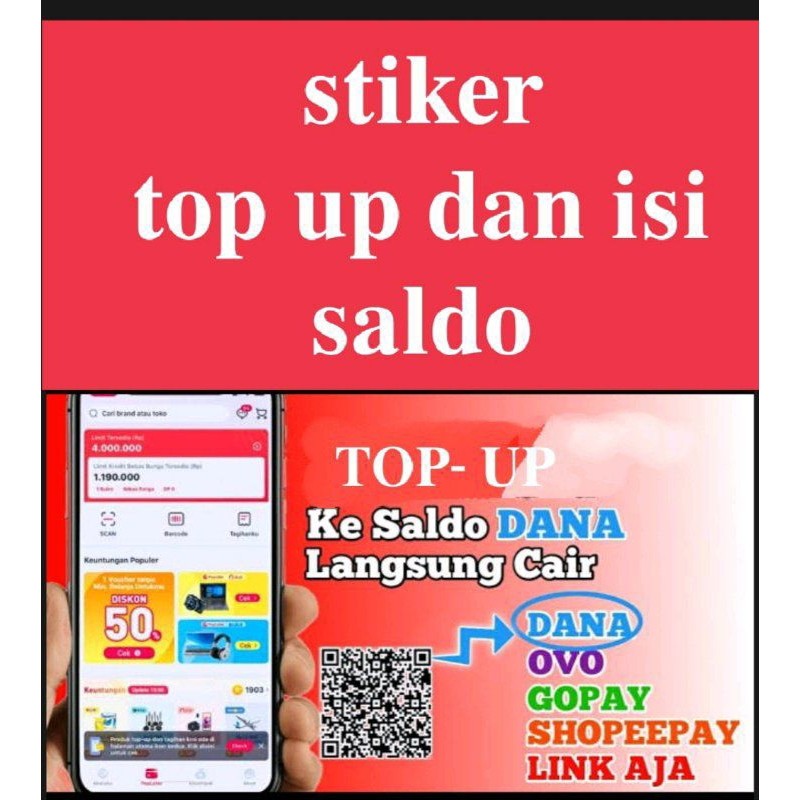 

stiker top up saidho