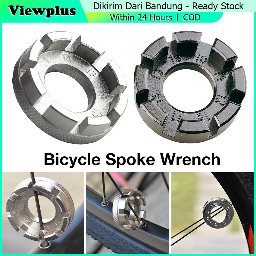 Kunci Setel Stel Jari-Jari Velg Sepeda Motor Ukuran Universal Bahan Stainless - Kunci Pas Roda Seped