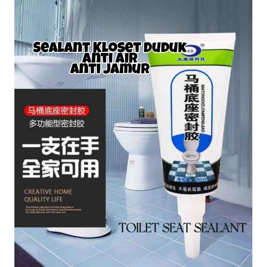 Sealant cream kloset duduk wastafel lem material anti air bocor jamur