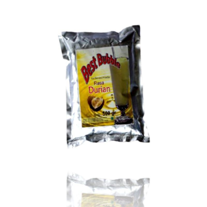 

Bubuk Minuman Kekinian Best Bubble Rasa Durian 500GR - Zuya Mart