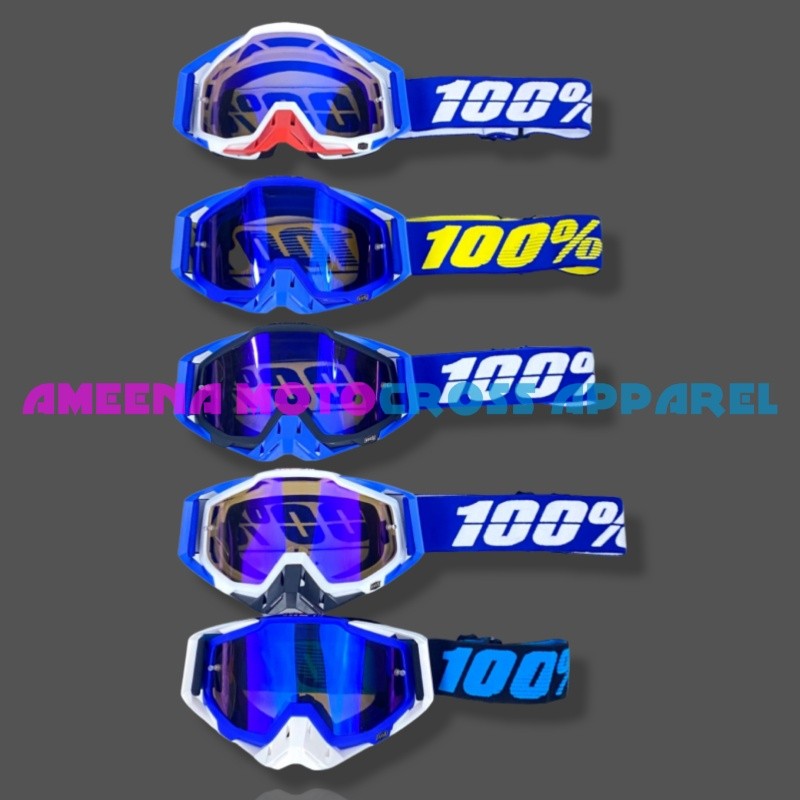 Google 100 Percent - Kacamata Motor - Google Motocross - Google MX Trail - Google Rainbow - M3