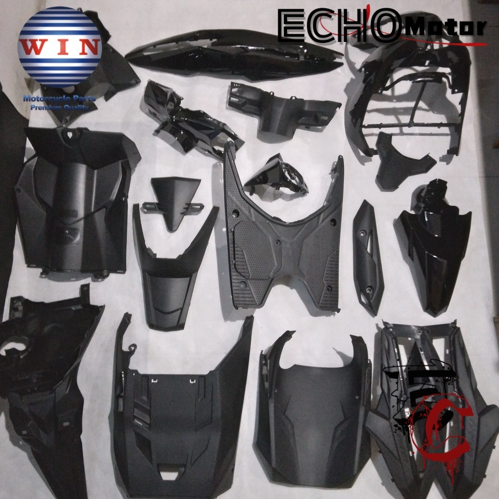 Full Body Beat Street / ESP K81 2016 2017 2018 2019 Hitam WIN | complete set bodi kasar halus motor 