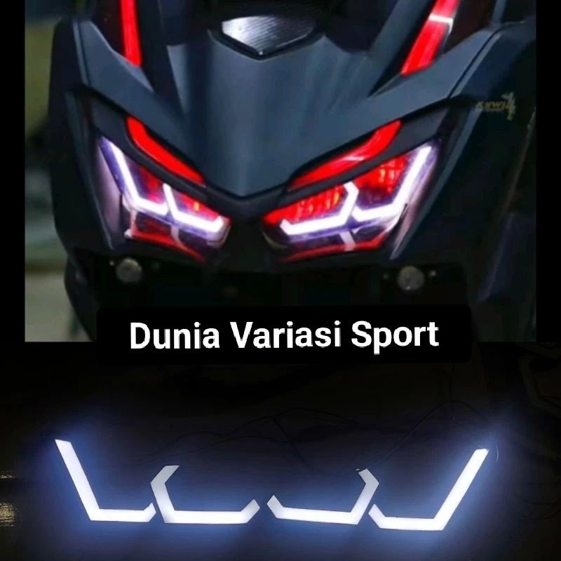 lampu alis lazy eye hexagon vario 160 frame hexa honda vario 160 lazy hexa vario new 160 -Dunia Vari