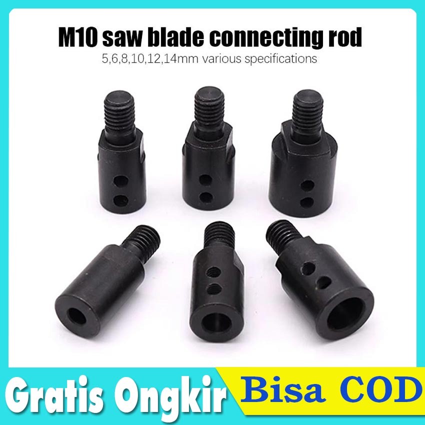 Shank M10 Arbor Mandrel Connector Drill Mini Grinder Cutting Tools 5mm,6mm,8mm,10mm,12mm,14mm