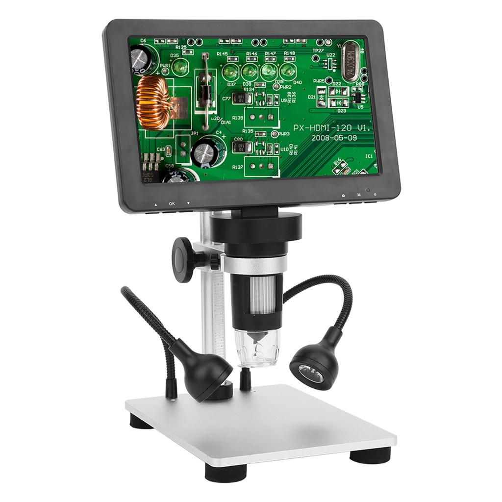 

12MP High‑Definition 7in 1200x Industrial Electric Digital Microscope Mobile Phone Repairing Industrial Microscope Microscope