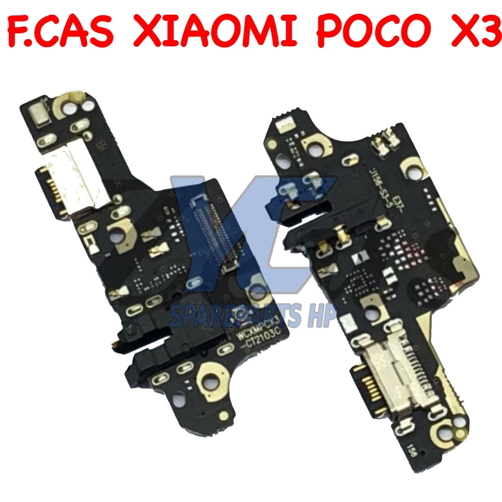 Flexible Connector Charger Xiaomi Poco X3 X3 NFC Original Baru