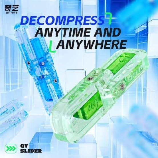 Qiyi Slider Toys Blue/Green Original - BLUE