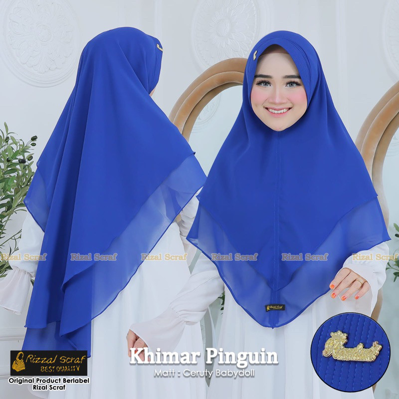 Bergo Ceruti Polos | Hijab Ceruti Polos Instan