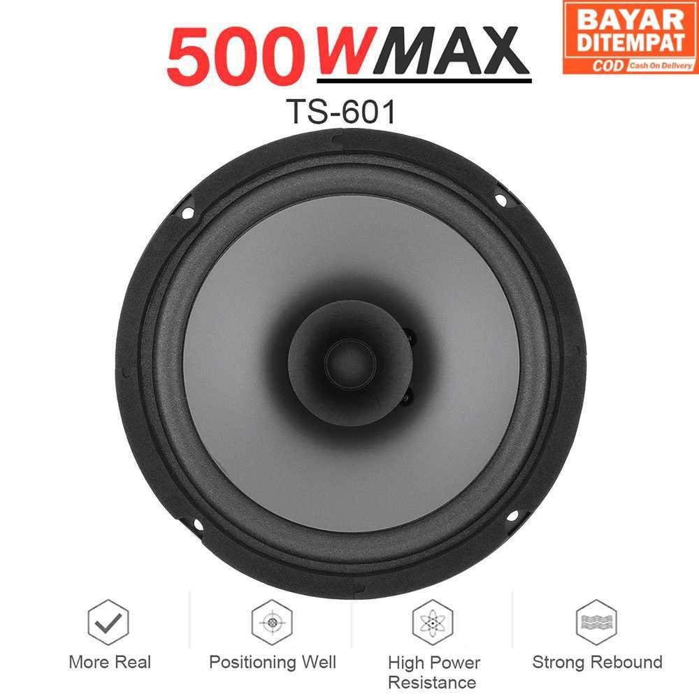( COD HNstore20 ) Pcinener Speaker Subwoofer Mobil HiFi 6.5 Inch 500W 1 PCS - TS-601