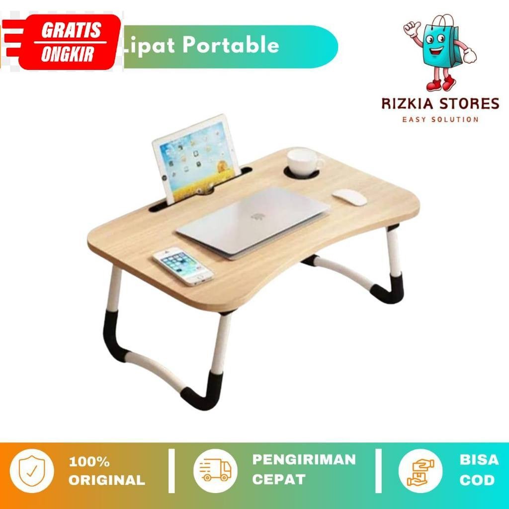 Meja Laptop Lipat Portable Meja Belajar Anak JUMBO- MEJA BELAJAR LIPAT
