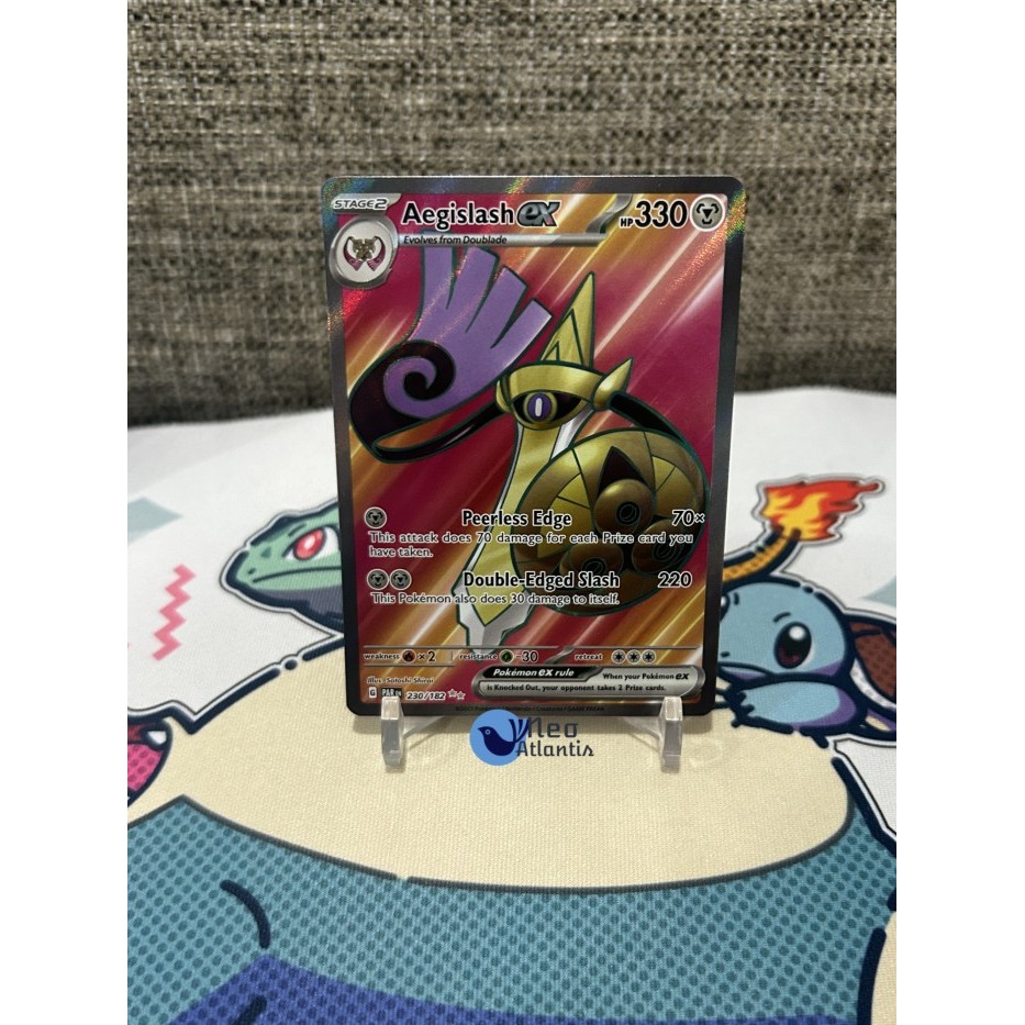 Pokemon TCG English Aegislash ex - 230/182 - Full Art Secret Rare Scarlet & Violet: Paradox Rift