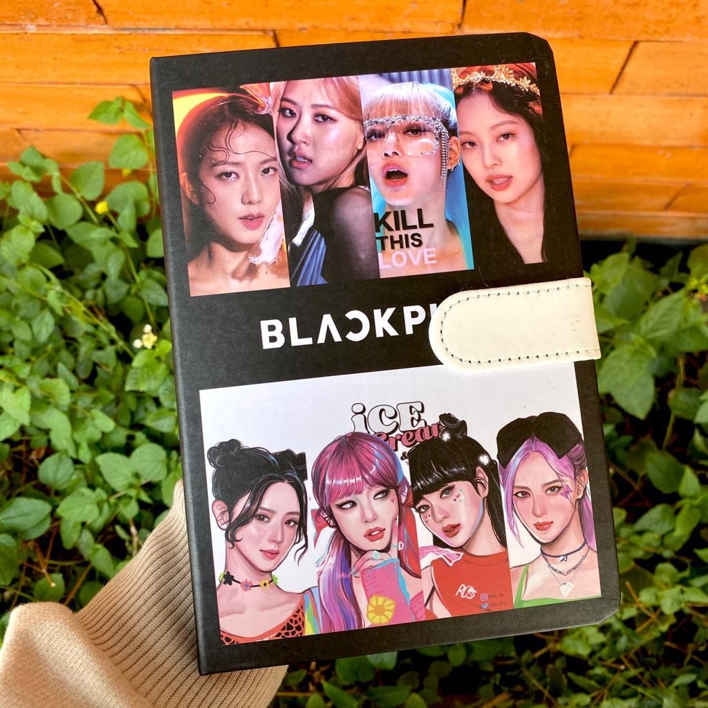 

Notebook Paper A5 KPOP Idol Magnetic Diary Ice Cream
