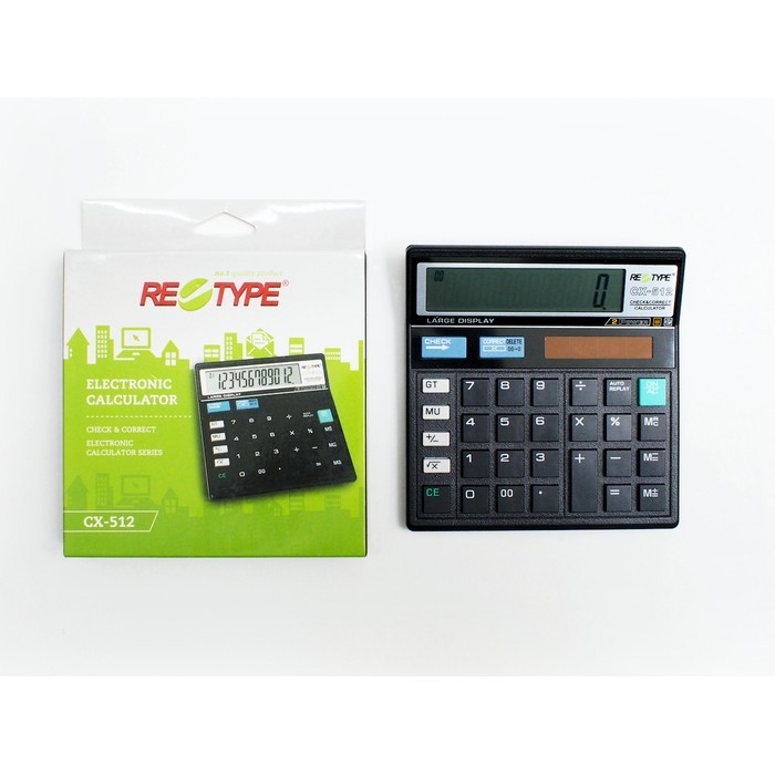 

Retype Calculator CX512 kalkulator