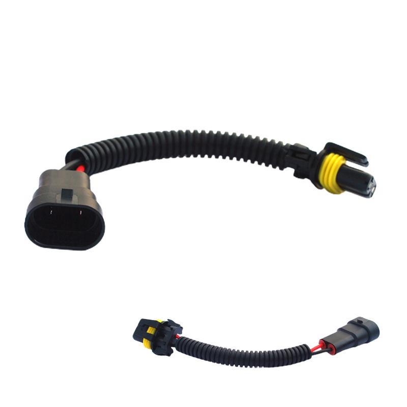 Car Light Conversion Wire HB3 HB4 9005 9006 Male Plug To H11 H8 Female Socket For Headlight Retrofit