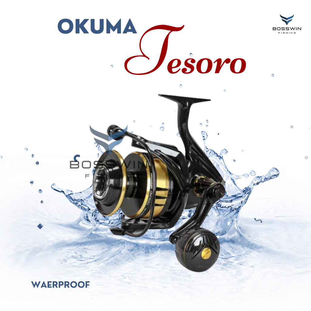 Reel Spinning Okuma Tesoro Saltwater Lightweight Aluminium Body 8000P