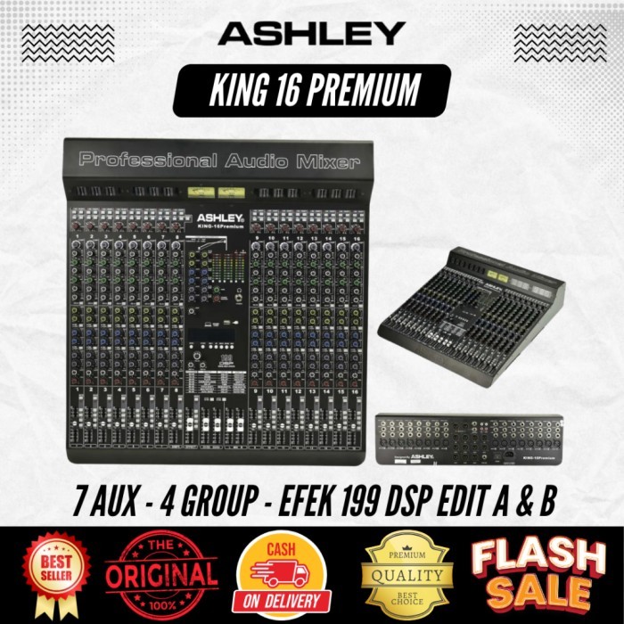 Mixer Ashley 16 Channel Ashley King 16 Premium