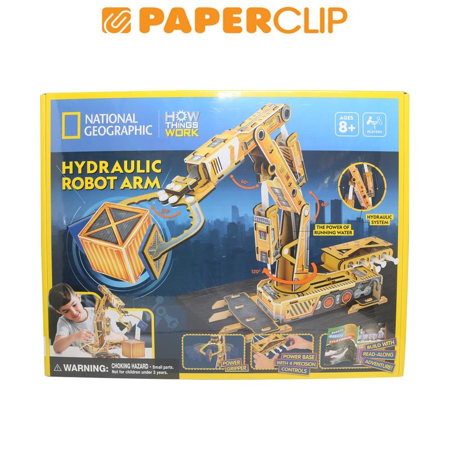 PUZZLE 3D CUBICFUN NATIONAL GEOGRAPHIC DS1092H HYDRAULIC ROBOT ARM