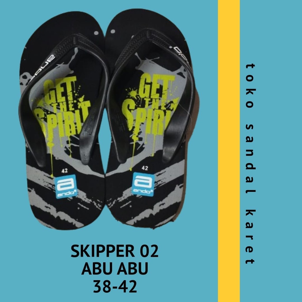 Ando Skipper 02 Sandal Jepit Ukuran 38-42
