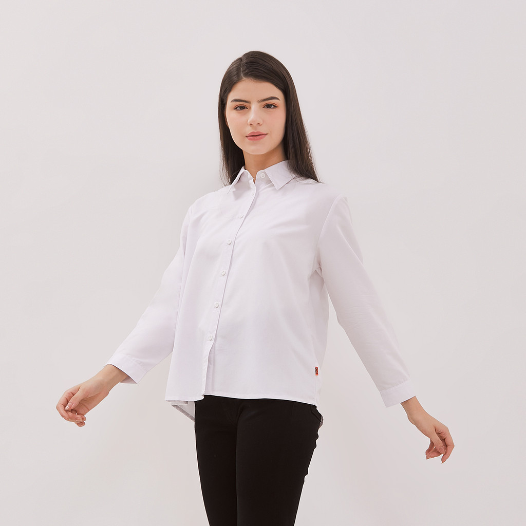 DUST Kemeja Pritha Putih Comfease (D.116468)