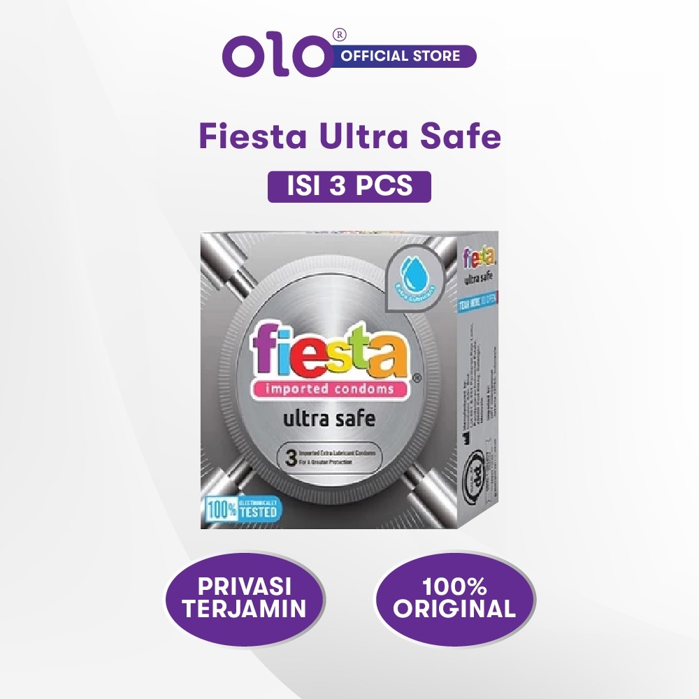 

konnnndddoooo Fiesta Varian Ultra Safe 1 Box isi 3 Pcs