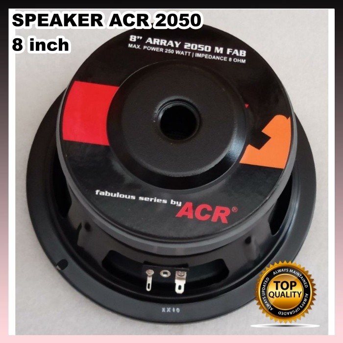 WOW SPEAKER FABULOUS ACR 8in 8 inch 2050 MIDDLE WOOFER ACR2050 FABULOUS ARRAY