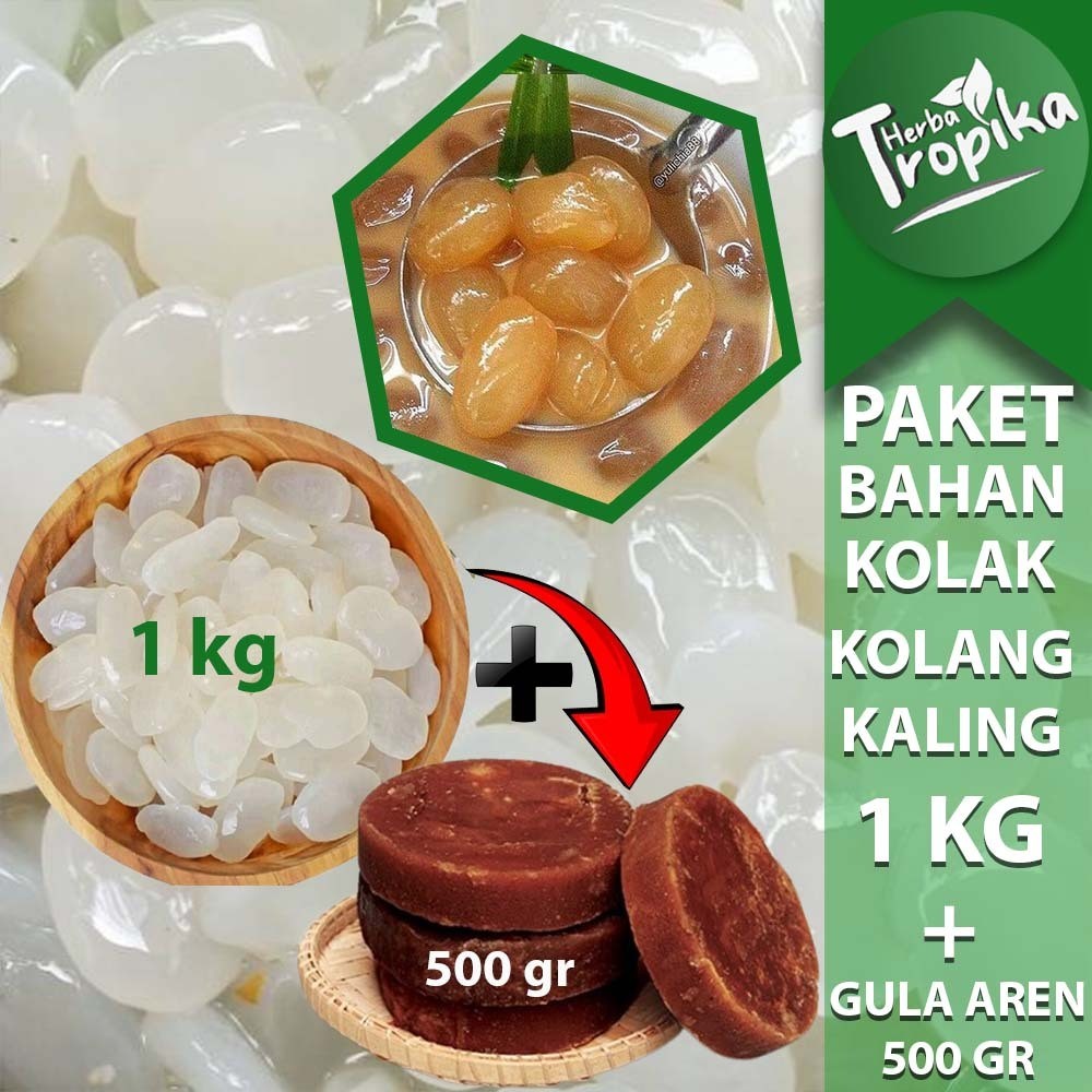

Paket Kolang Kaling Segar Dan Gula Aren Bahan Kolak 1. 1/2 kg toko herba tropika