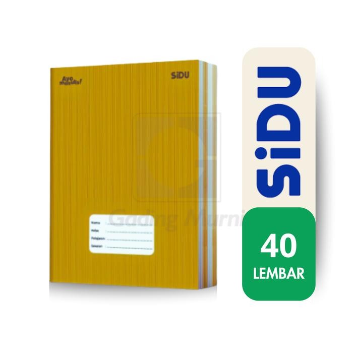 

READY (1 PACK ISI 10) Buku Tulis Sinar Dunia / SIDU Kraft Sampul Cokelat 40 Lembar 60 Lembar Ukuran Kwarto - 40 Lembar SIAP KIRIM