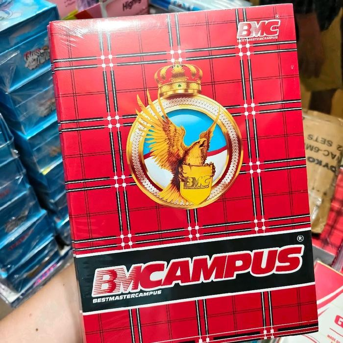 

READY Buku Tulis BMCampus 50 Lembar Cover Campus dan Kraft BUKU TULIS UKURAN BOXY / BESAR 1 Pak Isi 10 Buku - Cover Campus SIAP KIRIM