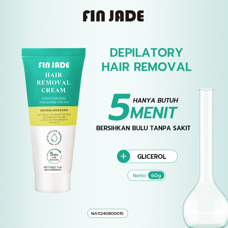 Removal Cream 4in1 Hair Removal Cream - Krim Waxing Perontok Bulu Ketiak  Non-Irritating untuk Melem
