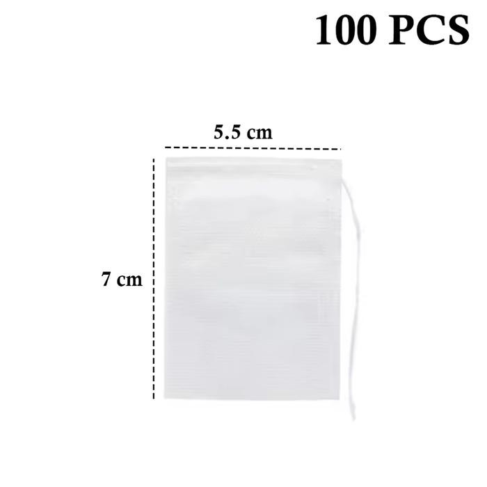 

[BERGARANSI] Harga Promo Kantong Teh Celup Kosong 100pcs Paper Tea Bag Filter Air Saringan Putih 5.5x7 6x8 7x9 8x10 10x12 13x19 20x25 - 5.5x7 cm Berkualitas Paling Dicari