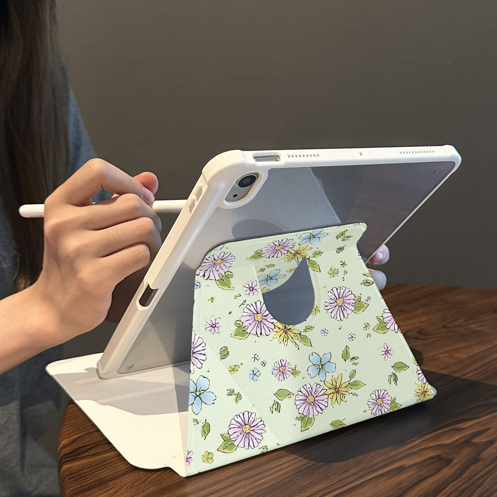 Cocok untuk ipad gen 10 tablet case pelindung lucu ipad air 5 rotasi ipad pro 11 inci 360° 10.9 inci